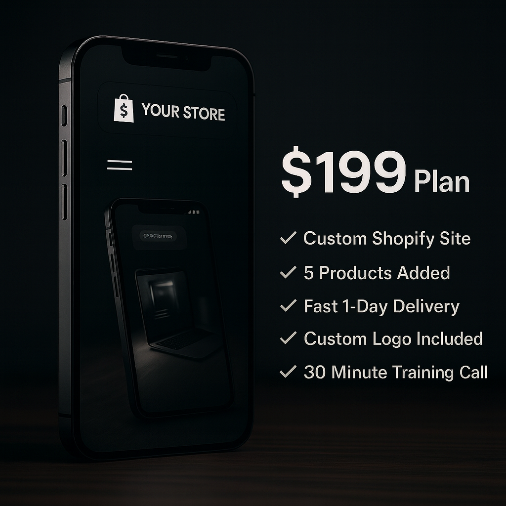 Starter Shopify Website – $199 Launch Package