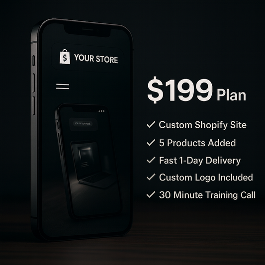 Starter Shopify Website – $199 Launch Package